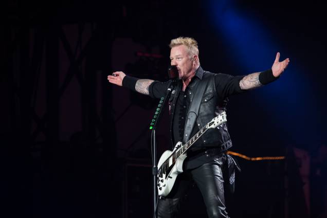 O vocalista do Metallica, James Hetfild no palco principal durante o show mais esperado do primeiro dia da 6ª edição do Lollapalooza O vocalista do Metallica, James Hetfild no palco principal durante o show mais esperado do primeiro dia da 6ª edição do Lollapalooza
