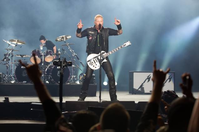 O vocalista do Metallica, James Hetfild no palco principal durante o show mais esperado do primeiro dia da 6ª edição do Lollapalooza O vocalista do Metallica, James Hetfild no palco principal durante o show mais esperado do primeiro dia da 6ª edição do Lollapalooza