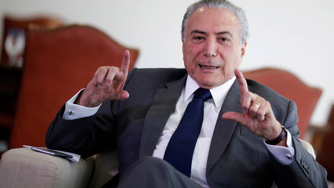 O presidente Michel Temer