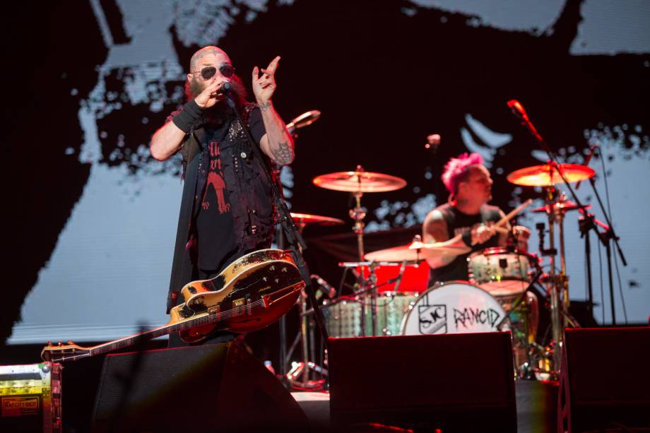 Show da banda Rancid no primeiro dia do Festival Lollapalooza 2017