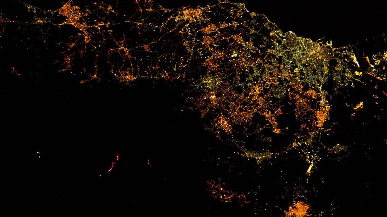 Astronauta registra erupção do espaço