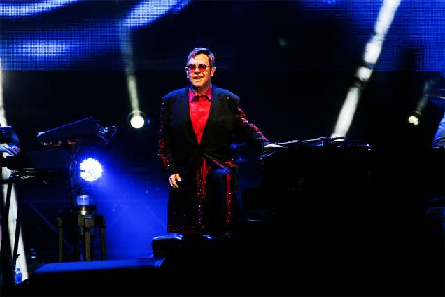 Show do cantor Elton John no palco da Pedreira Paulo Leminski, em Curitiba na noite de sexta-feira (31) Show do cantor Elton John no palco da Pedreira Paulo Leminski, em Curitiba na noite de sexta-feira (31)