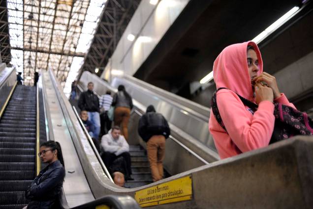 Estacão do Metrô de Itaquera fechada no inicio da manhã durante greve geral organizada por sindicatos e movimentos sociais - 28/04/2017 Estacão do Metrô de Itaquera fechada no inicio da manhã durante greve geral organizada por sindicatos e movimentos sociais - 28/04/2017