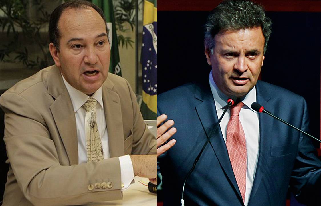 Pastor Everaldo e Aécio Neves