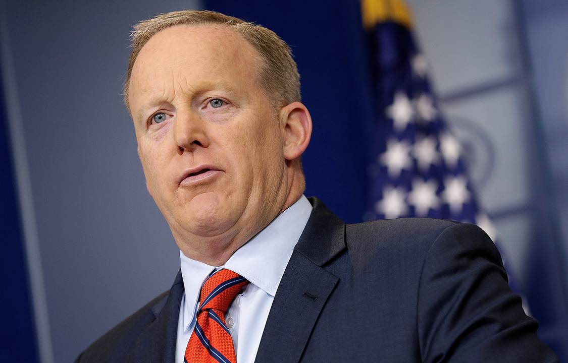 Secretário de imprensa da Casa Branca, Sean Spicer