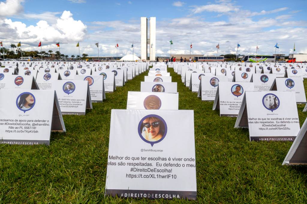 Protesto da Uber em Brasília - 04/04/2017