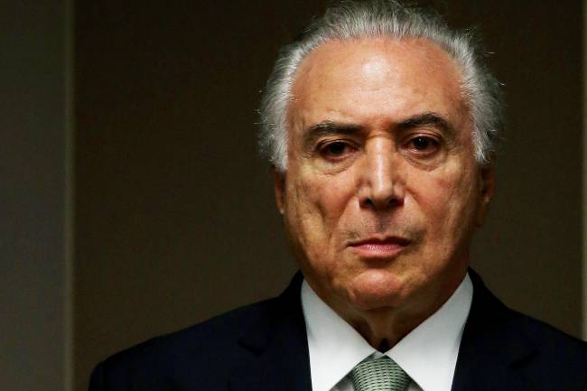 O presidente Michel Temer