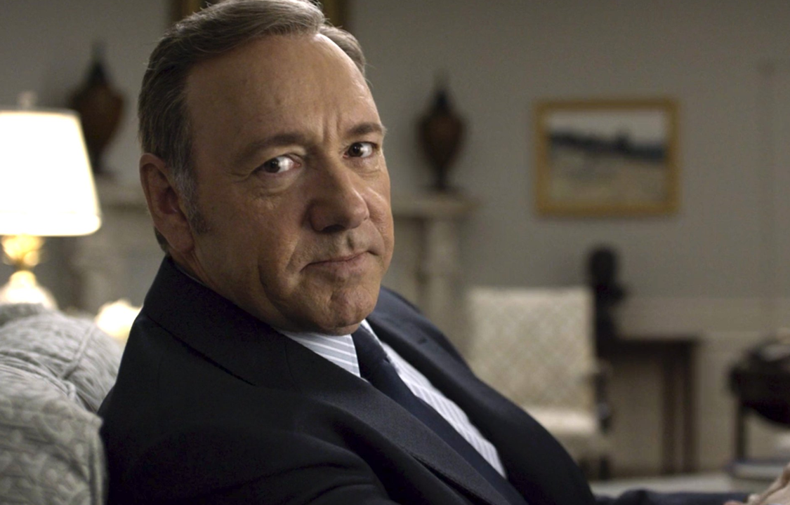 Frank Underwood (Kevin Spacey) em cena de 'House of Cards'