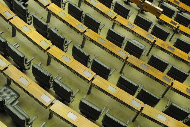 Plenário da Câmara dos Deputados vazio após divulgação da delação da JBS que atingiram diretamente o presidente Michel Temer - 18/05/2017 Plenário da Câmara dos Deputados vazio após divulgação da delação da JBS que atingiram diretamente o presidente Michel Temer - 18/05/2017