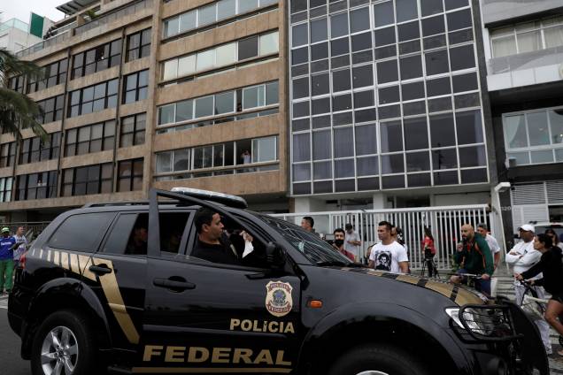 Polícia Federal cumpre mandado de busca e apreensão em uma das propriedades do senador Aecio Neves, no Rio de Janeiro - 18/05/2017 Polícia Federal cumpre mandado de busca e apreensão em uma das propriedades do senador Aecio Neves, no Rio de Janeiro - 18/05/2017