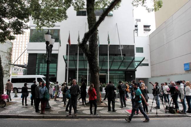 Concentração no hotel Pestana em Curitiba