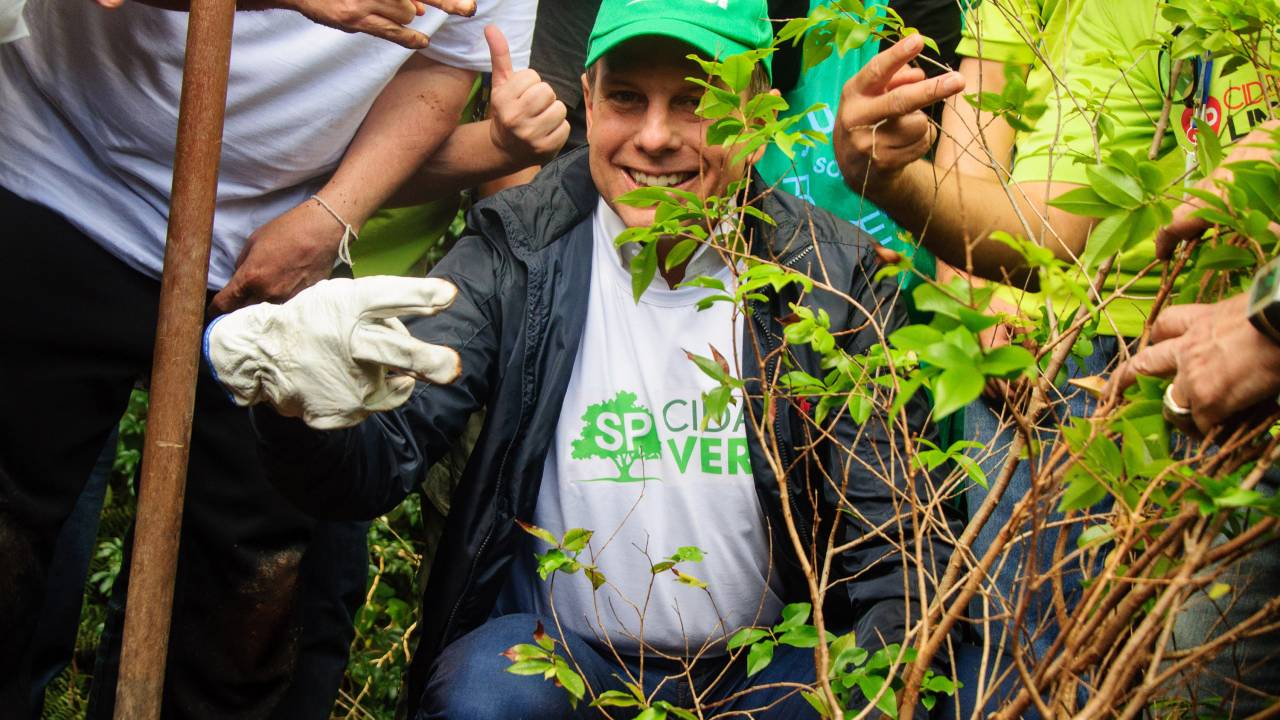 Lançamento do programa Cidade Verde em SP