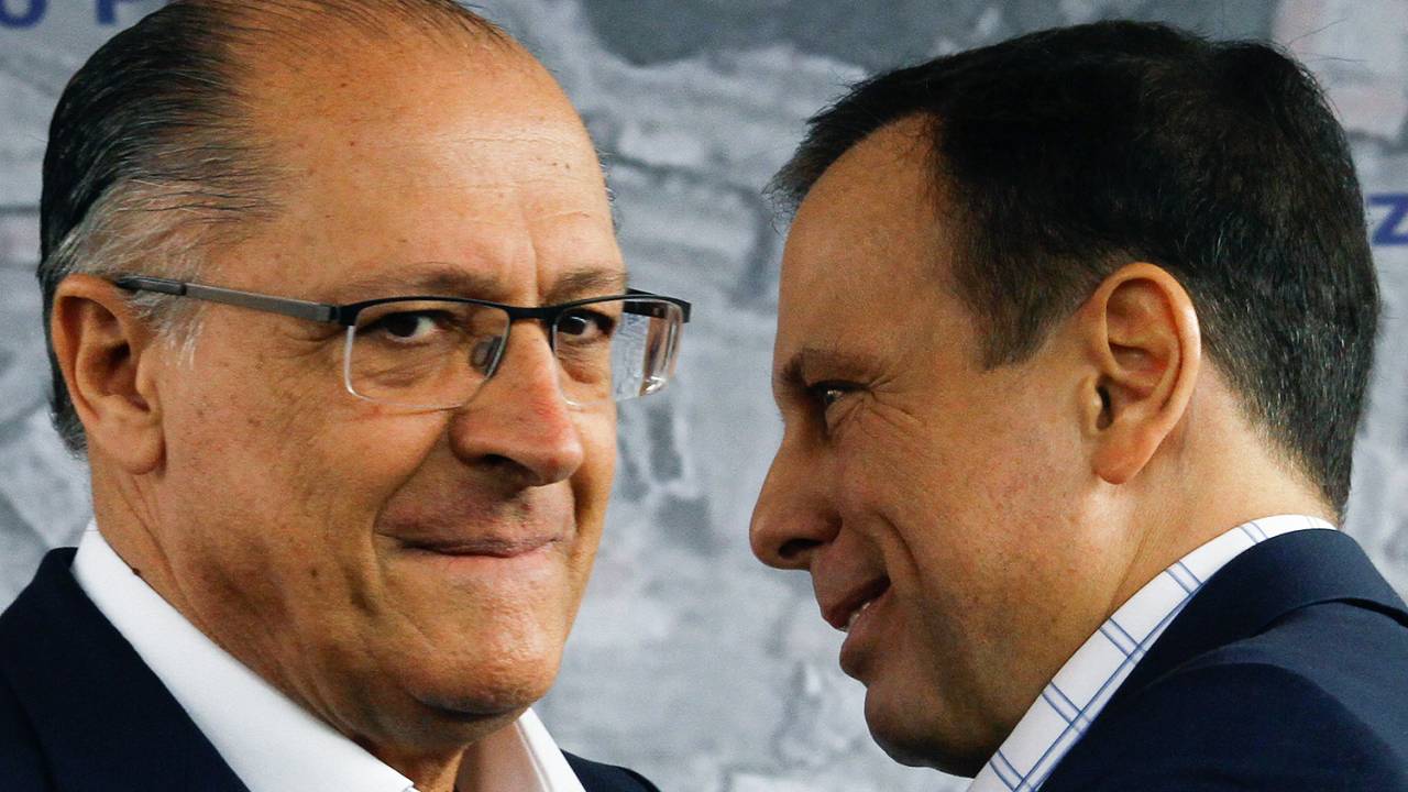 O prefeito João Doria e o governador Geraldo Alckmin - 25/05/2017