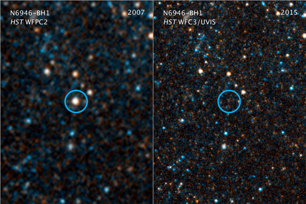 A estrela gigante que desapareceu