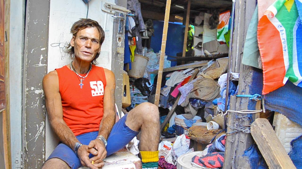 Favela Pango Camp, na África do Sul