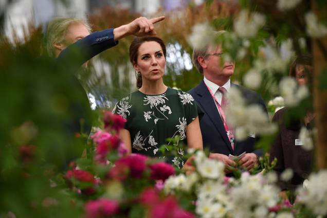 Duquesa de Cambridge, Catherina Middleton, visita o festival Chelsea Flower Show, que acontece anualmente em Londres, Inglaterra Duquesa de Cambridge, Catherina Middleton, visita o festival Chelsea Flower Show, que acontece anualmente em Londres, Inglaterra