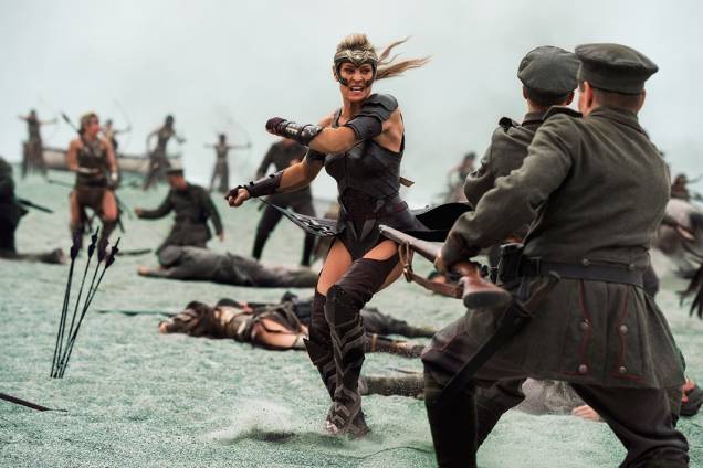 Robin Wright em cena do filme 'Mulher Maravilha' Robin Wright em cena do filme 'Mulher Maravilha'