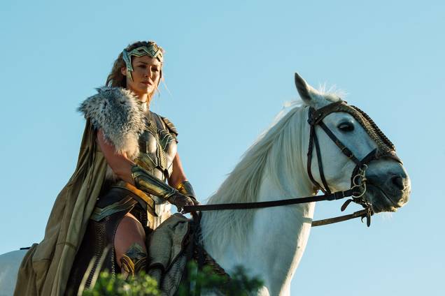 Connie Nielsen em cena do filme 'Mulher Maravilha' Connie Nielsen em cena do filme 'Mulher Maravilha'