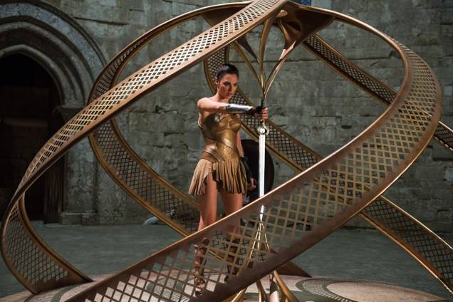 Gal Gadot em cena do filme 'Mulher Maravilha' Gal Gadot em cena do filme 'Mulher Maravilha'