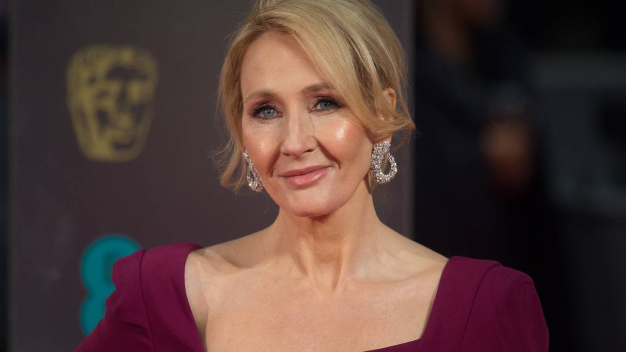 A escritora J.K. Rowling