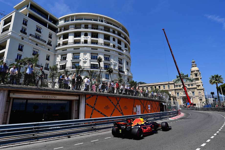 Daniel Ricciardo, da Red Bull Racing, durante o GP de Mônaco