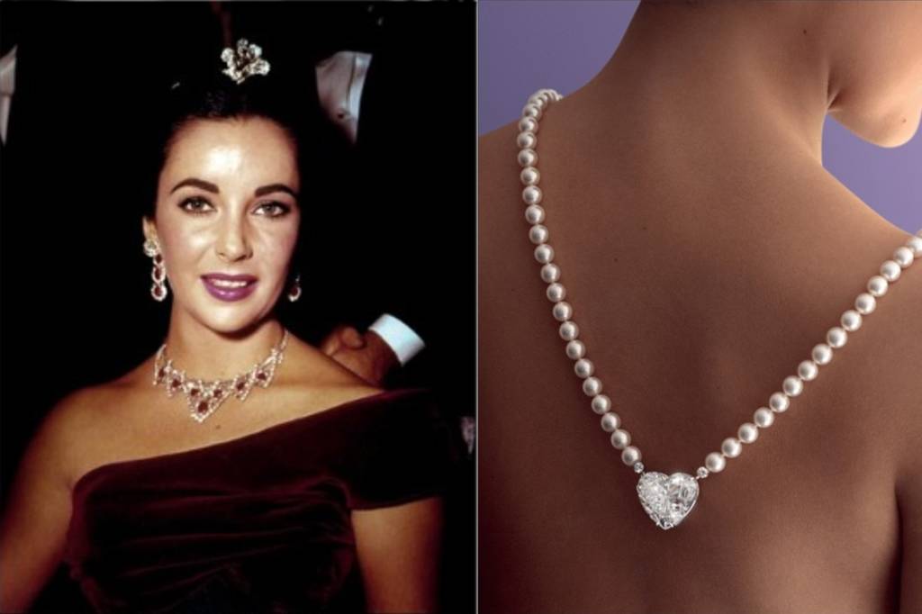 Leilão de luxo terá colar ‘A Lenda’ e joias de Elizabeth Taylor