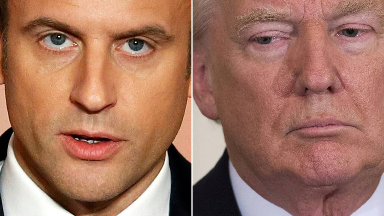 Emmanuel Macron e Donald Trump