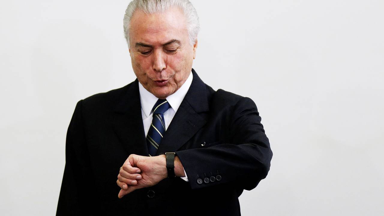 O presidente Michel Temer