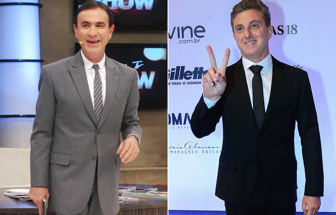 Luciano Huck e Amaury Jr.