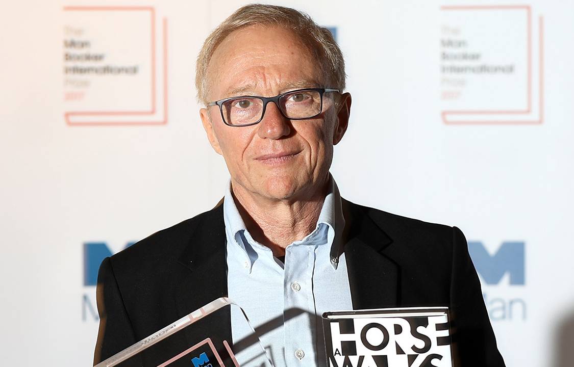 Escritor David Grossman, durante Man Booker International Prize 2017, em Londres, Inglaterra