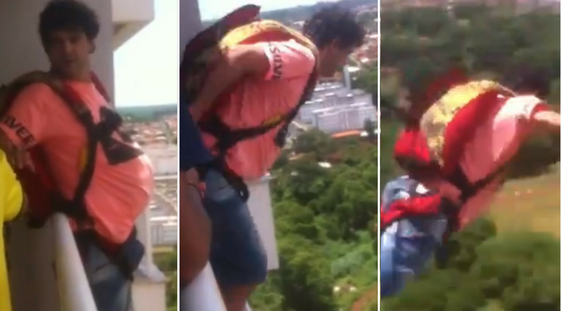 Quem é o homem que saltou da sacada do próprio apartamento