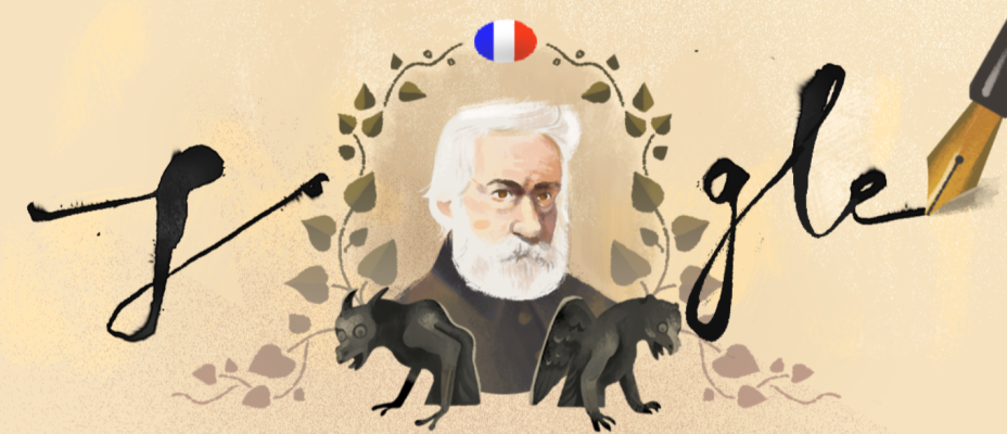 Google homenageia escritor Victor Hugo