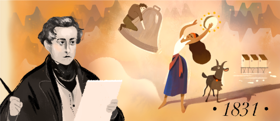 Google homenageia escritor Victor Hugo