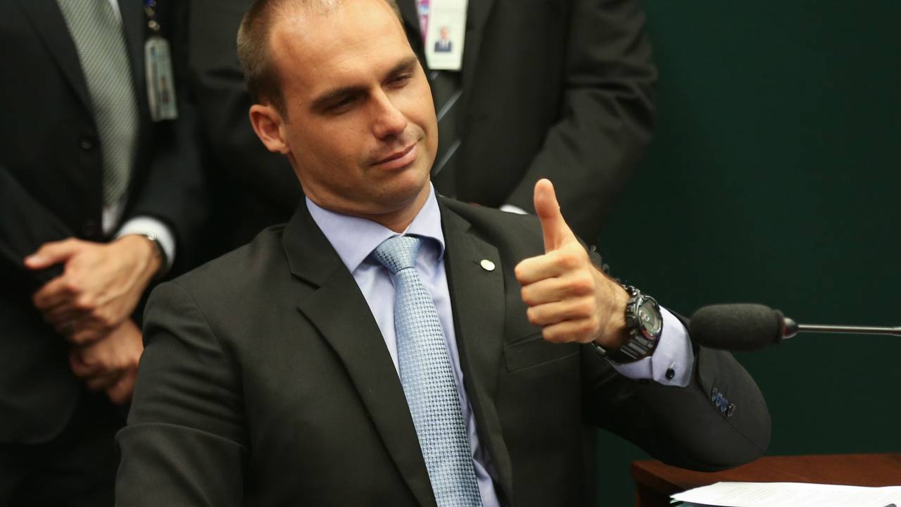 Deputado Eduardo Bolsonaro (PSC-SP), filho de Jair Bolsonaro