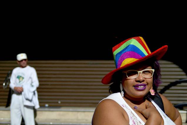 Mulher comparece à 21ª edição da Parada do Orgulho LGBT+ em São Paulo, na Avenida Paulista - 18/06/2017 Mulher comparece à 21ª edição da Parada do Orgulho LGBT+ em São Paulo, na Avenida Paulista - 18/06/2017