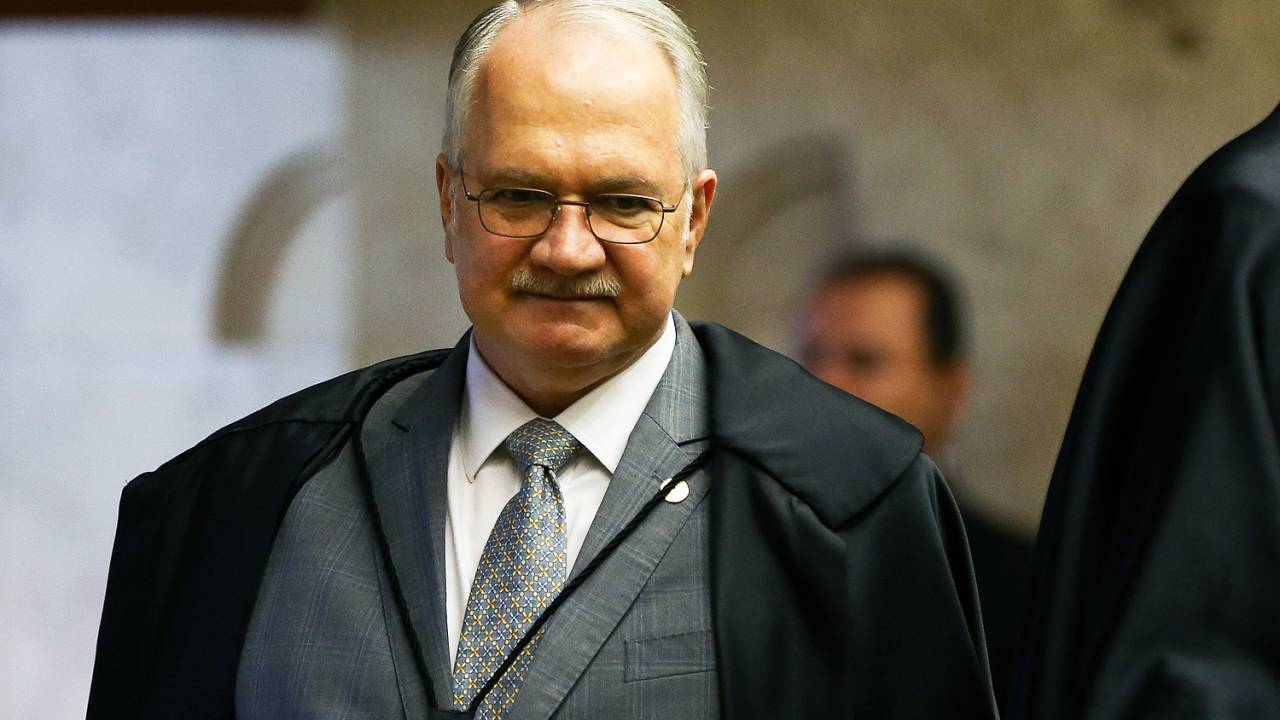 Ministro Edson Fachin durante sessão plenária do STF - 22/06/2017