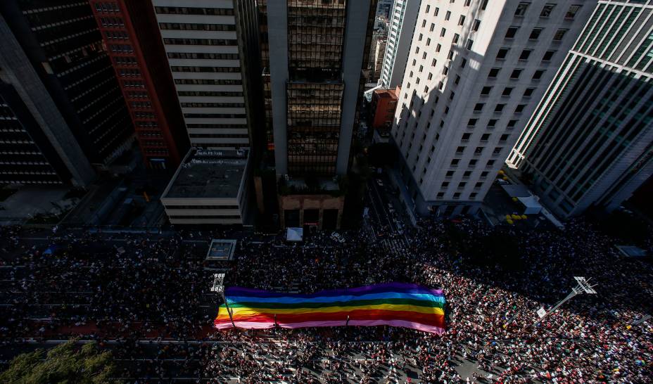 21ª Parada do Orgulho LGBT, em São Paulo - 18/06/2017