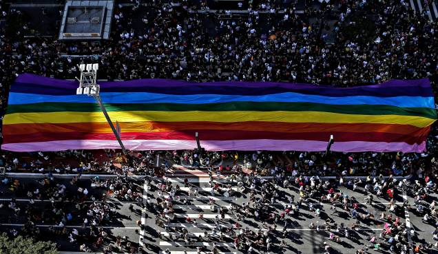 21ª Parada do Orgulho LGBT, em São Paulo - 18/06/2017 21ª Parada do Orgulho LGBT, em São Paulo - 18/06/2017