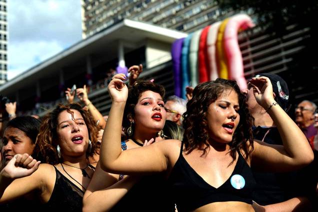 21ª edição da Parada do Orgulho LGBT de São Paulo reúne a comunidade LGBT e simpatizantes da causa na Avenida Paulista - 18/06/2017 21ª edição da Parada do Orgulho LGBT de São Paulo reúne a comunidade LGBT e simpatizantes da causa na Avenida Paulista - 18/06/2017