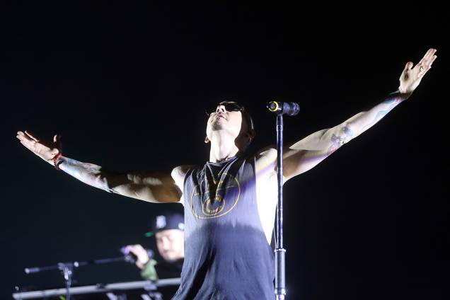 Chester Bennington - Show da banda Linkin Park no Maximus Festival 2017, realizado no Autódromo de Interlagos, na zona sul de São Paulo - 13/05/2017 Chester Bennington - Show da banda Linkin Park no Maximus Festival 2017, realizado no Autódromo de Interlagos, na zona sul de São Paulo - 13/05/2017