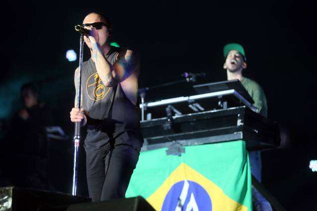 Chester Bennington - Show da banda Linkin Park no Maximus Festival 2017, realizado no Autódromo de Interlagos, na zona sul de São Paulo - 13/05/201 Chester Bennington - Show da banda Linkin Park no Maximus Festival 2017, realizado no Autódromo de Interlagos, na zona sul de São Paulo - 13/05/201