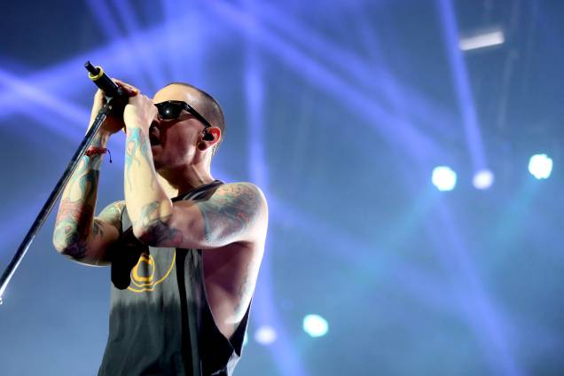 Chester Bennington - Show da banda Linkin Park no Maximus Festival 2017, realizado no Autódromo de Interlagos, na zona sul de São Paulo - 13/05/2017 Chester Bennington - Show da banda Linkin Park no Maximus Festival 2017, realizado no Autódromo de Interlagos, na zona sul de São Paulo - 13/05/2017
