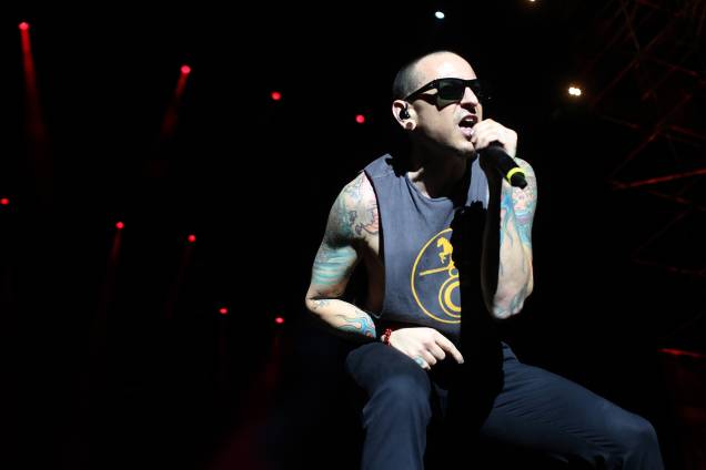 Chester Bennington - Show da banda Linkin Park no Maximus Festival 2017, realizado no Autódromo de Interlagos, na zona sul de São Paulo - 13/05/2017 Chester Bennington - Show da banda Linkin Park no Maximus Festival 2017, realizado no Autódromo de Interlagos, na zona sul de São Paulo - 13/05/2017