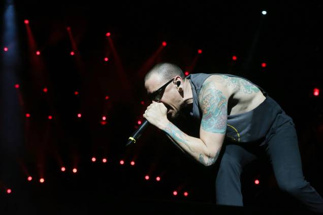 Chester Bennington - Show da banda Linkin Park no Maximus Festival 2017, realizado no Autódromo de Interlagos, na zona sul de São Paulo - 13/05/2017 Chester Bennington - Show da banda Linkin Park no Maximus Festival 2017, realizado no Autódromo de Interlagos, na zona sul de São Paulo - 13/05/2017