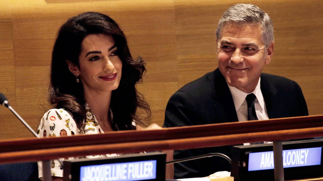 O casal Geroge Clooney e Amal Clooney