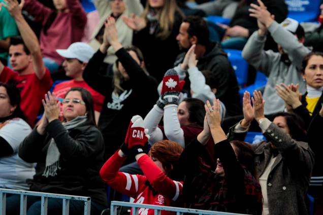 Partida entre Rússia e Canadá na Arena da Baixada, em Curitiba, válido pelas finais da Liga Mundial de vôlei, nesta quarta-feira. Partida entre Rússia e Canadá na Arena da Baixada, em Curitiba, válido pelas finais da Liga Mundial de vôlei, nesta quarta-feira.