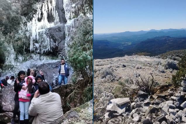 A cidade de Urupema, na Serra Catarinense, registra neve e temperaturas negativas. Região conta com grande quantidade de turistas com a chegada do frio forte. A cidade de Urupema, na Serra Catarinense, registra neve e temperaturas negativas. Região conta com grande quantidade de turistas com a chegada do frio forte.