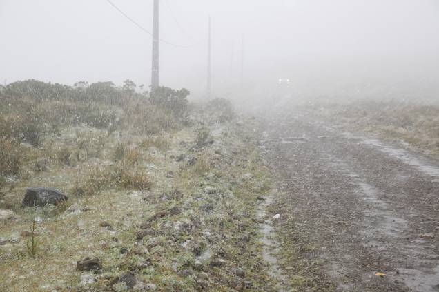 Cidade catarinense de Urupema enfrenta nevasca e temperaturas abaixo de 0°C Cidade catarinense de Urupema enfrenta nevasca e temperaturas abaixo de 0°C