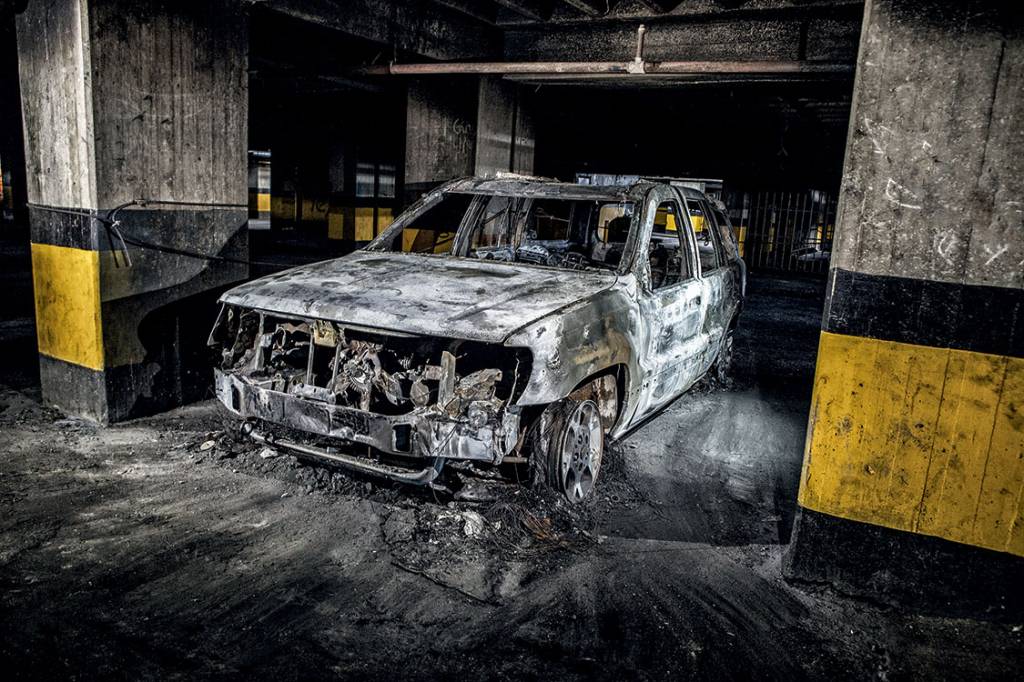 Impunidade – Ataque em Los Verdes: carro incendiado pela repressão