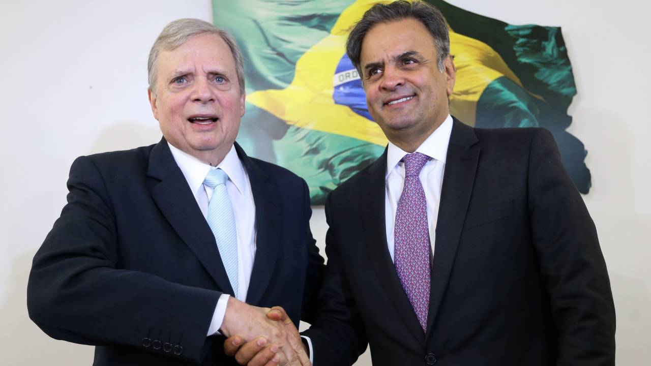 Tasso Jereissati e Aécio Neves